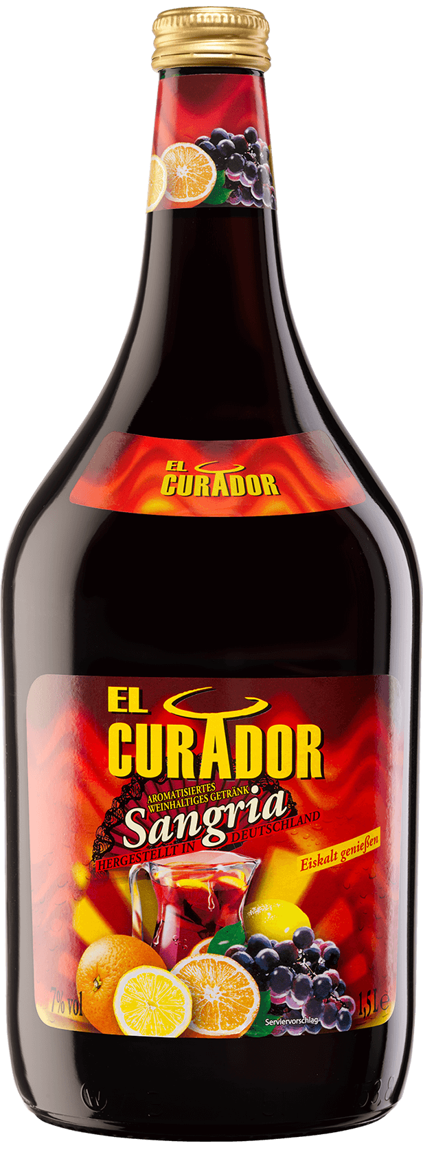 El Curador Sangria 1,5l Glasflasche