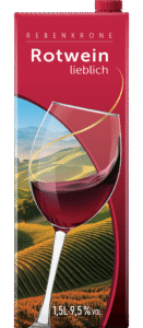 Hauser Produkte Rebenkrone Rot Tetra Slim 1,5l