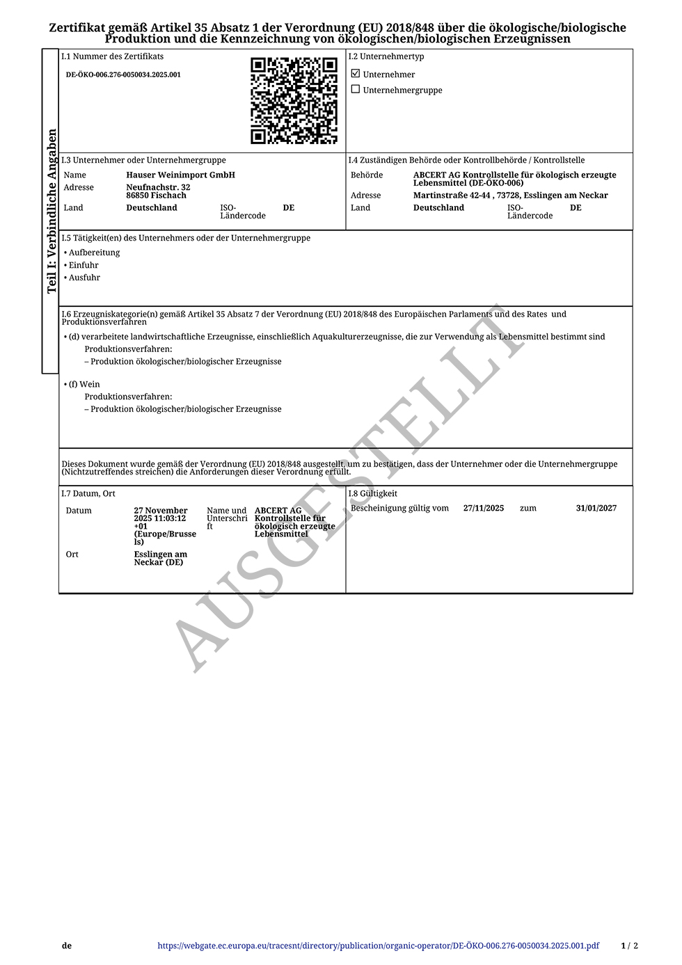 hauser-weinimport_zertifikat-bio